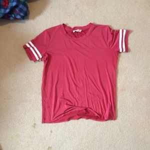 red t-shirt